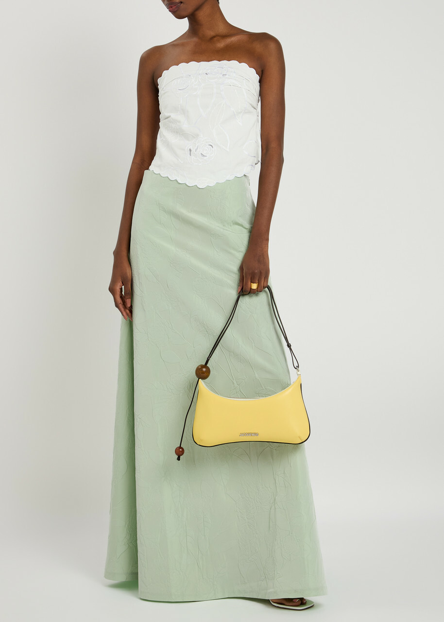 Bernadette Caswell Taffeta Maxi Skirt Multi Print