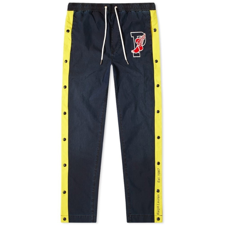 Photo: Polo Ralph Lauren Indigo Stadium Denim Popper Pant