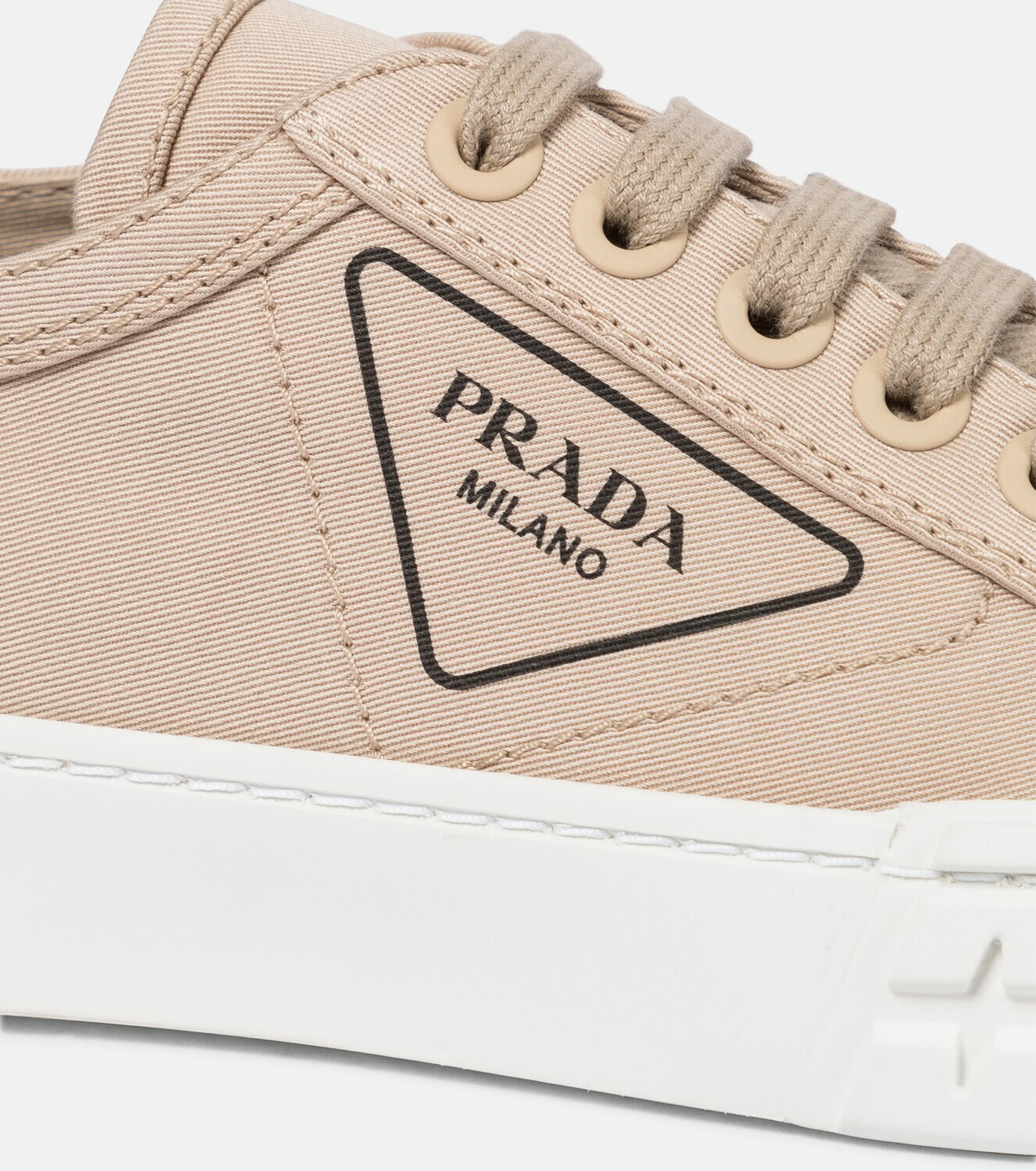 【関税込み】PRADA Canvas sneaker Prada | Shoes | Prada Canvas Beige Pointy Toe Sneakers