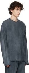 John Elliott Grey Sundrenched Folsom Long Sleeve T-Shirt