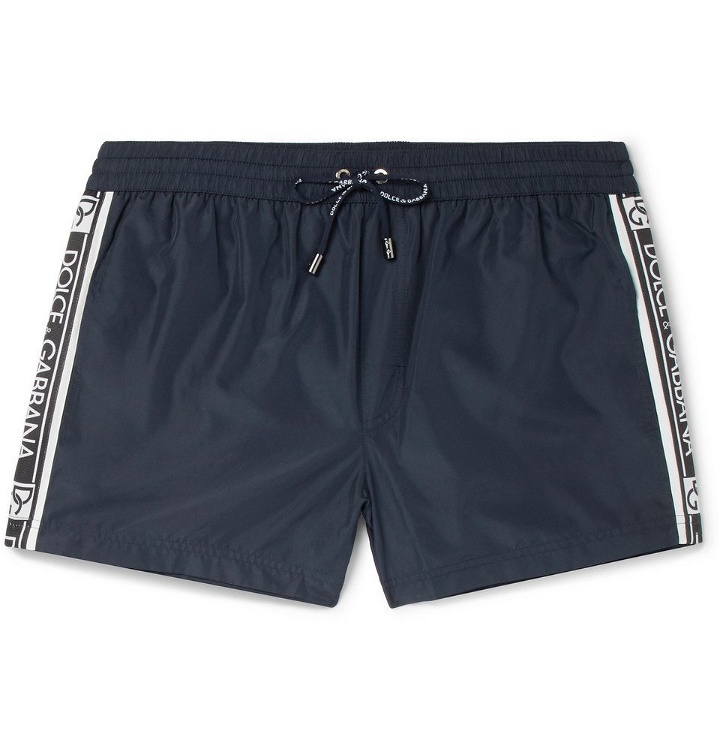 Photo: Dolce & Gabbana - Short-Length Swim Shorts - Men - Midnight blue