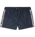 Dolce & Gabbana - Short-Length Swim Shorts - Men - Midnight blue