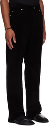 Ferragamo Black Corduroy Trousers