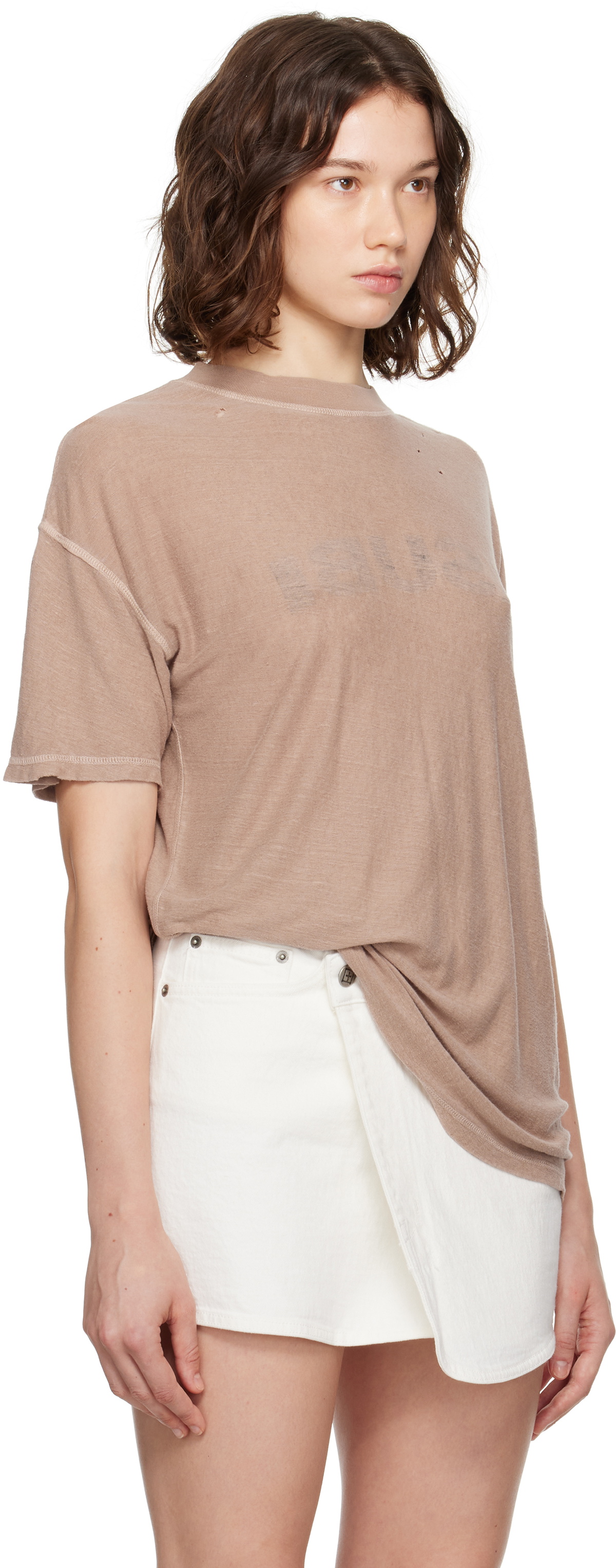 Ksubi Brown Reverse It Oh G S/S T-shirt