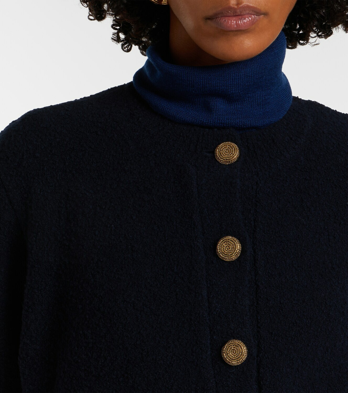 Altuzarra Harris cropped wool-blend cardigan