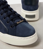 Max Mara SuperSuede suede platform sneakers