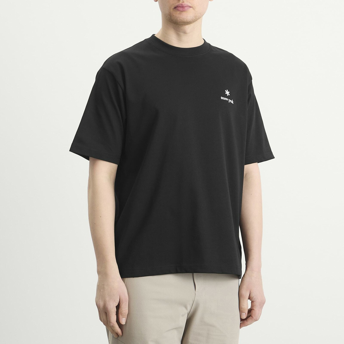 Snow Peak Men's NSD Logo T-Shirt in Black