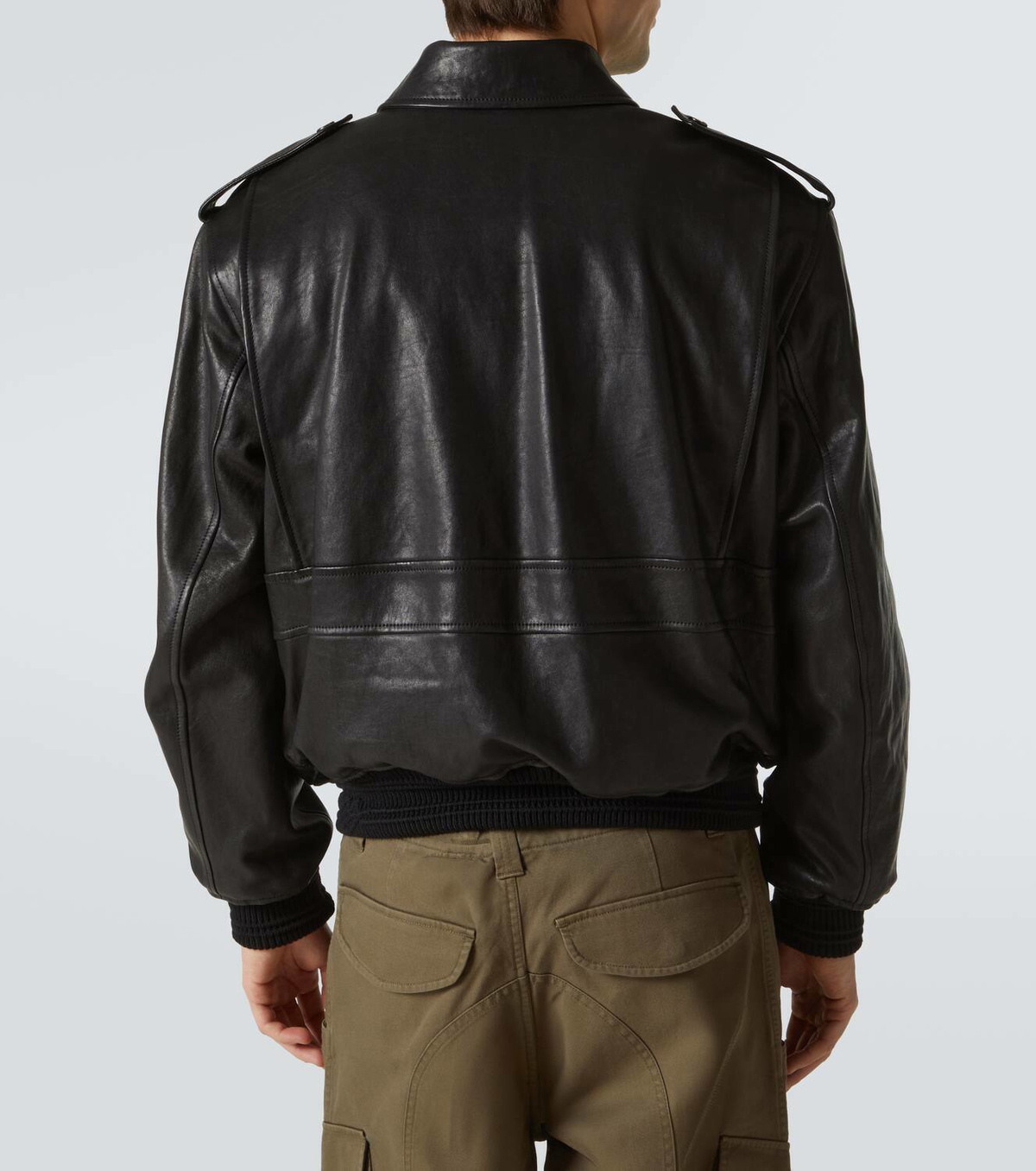 Burberry Leather bomber jacket Burberry