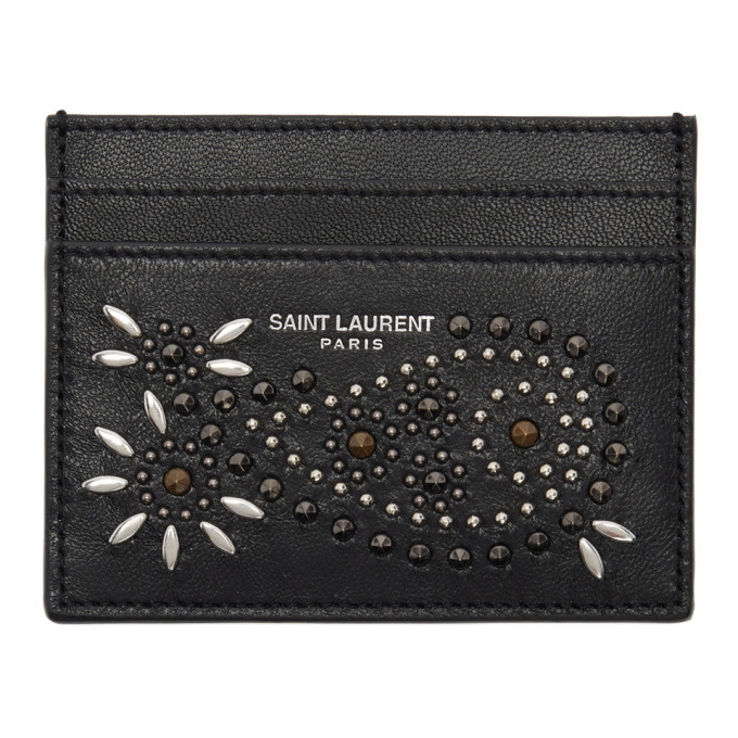 Photo: Saint Laurent Black Douglas Card Holder