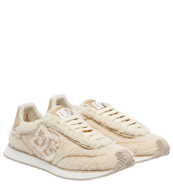 Photo: Dolce&Gabbana DG Cushion shearling sneakers