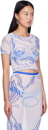 Di Petsa White Venus T-Shirt