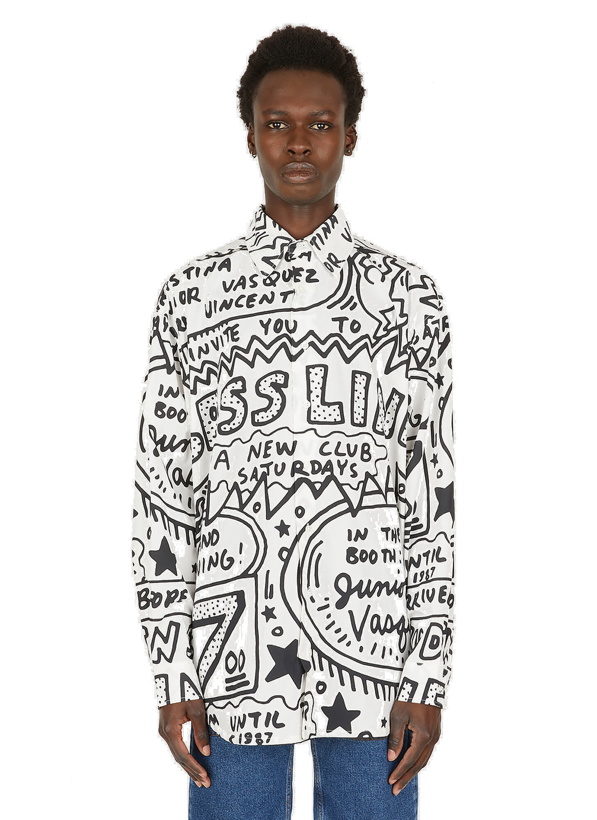 Photo: x Keith Haring Overall Print Shirt in White