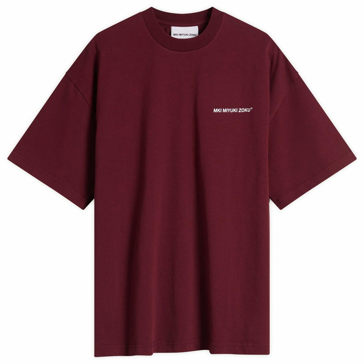 Photo: MKI Men's Uniform T-Shirt - Presented by END. in Burgundy