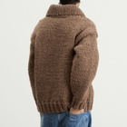 Visvim Men's Cowichan Hand Knit in Brown
