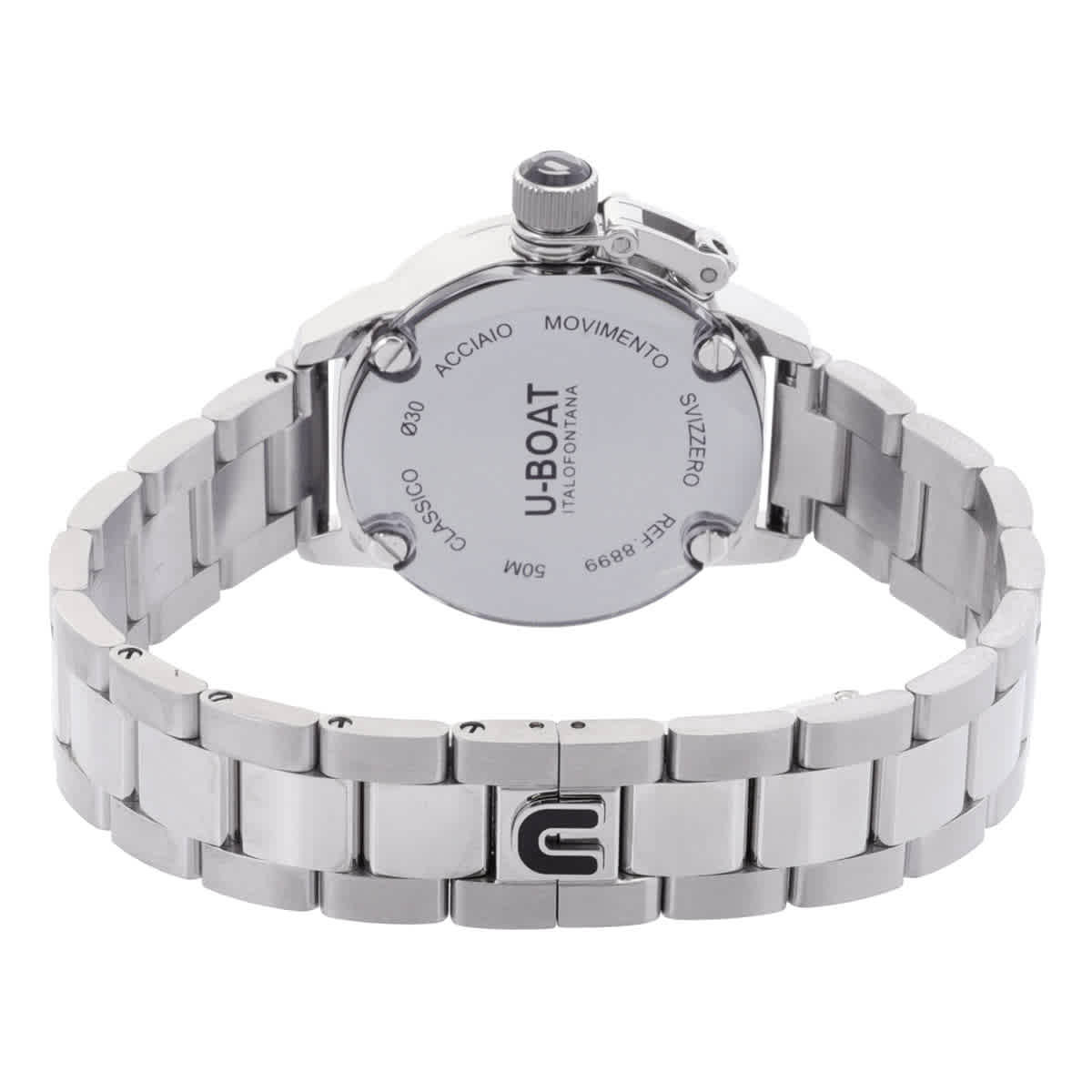 U-Boat Classico Quartz Black Dial Ladies Watch 8899