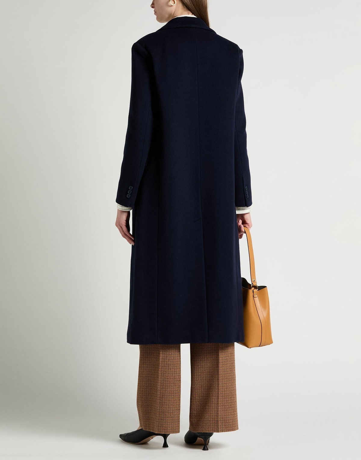 Maje Womens Coat Midnight in Blue