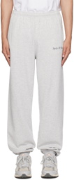 Sporty & Rich Gray Italic Sweatpants