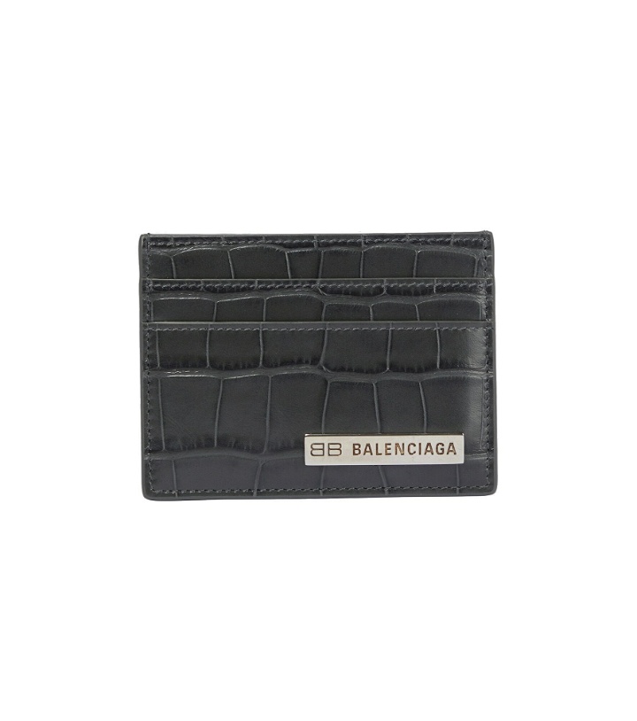 Photo: Balenciaga - Plate leather cardholder