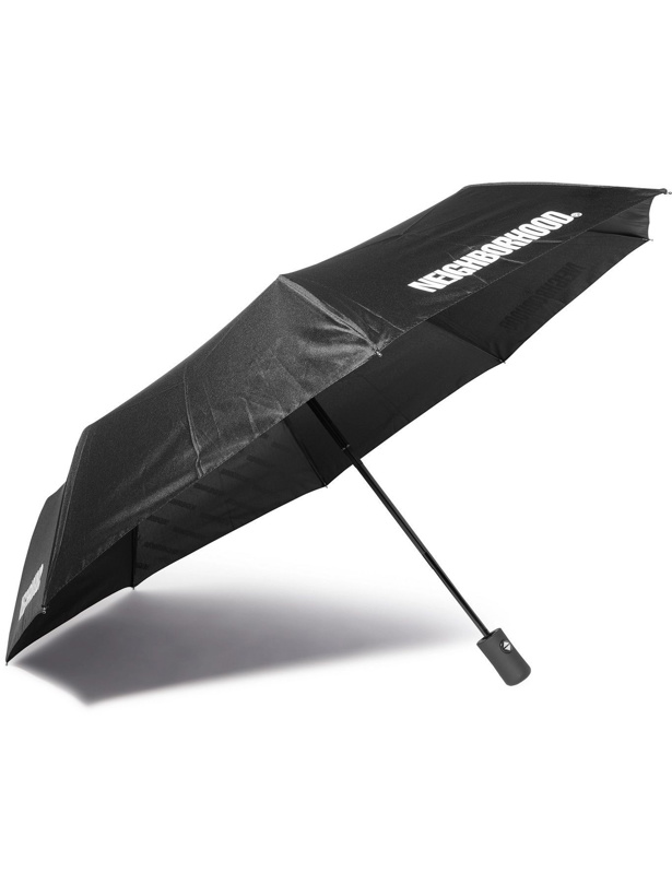 Photo: Neighborhood - Logo-Print Fold-Up Umbrella