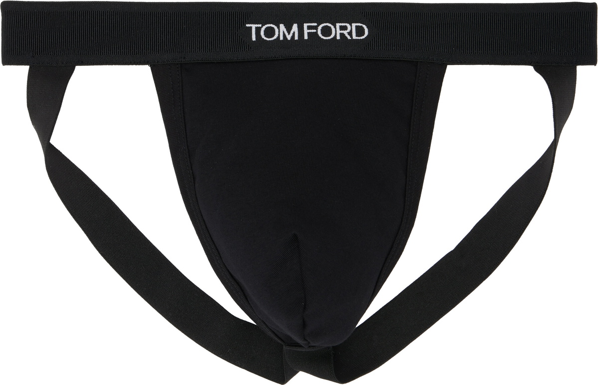 TOM FORD Black Classic Jock Strap