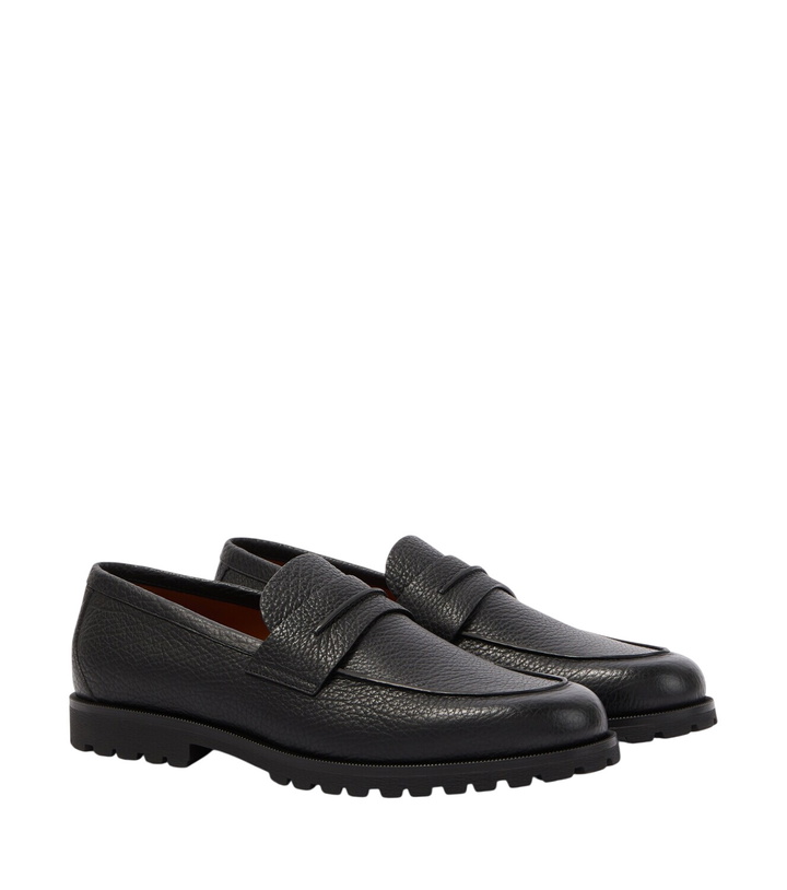 Photo: Zegna Pioggia leather loafers