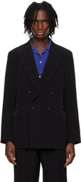 RAINMAKER KYOTO Black Double Breasted Blazer