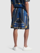 VERSACE - Nautical Printed Silk Shorts