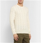 Ralph Lauren Purple Label - Cable-Knit Cashmere Sweater - Neutrals