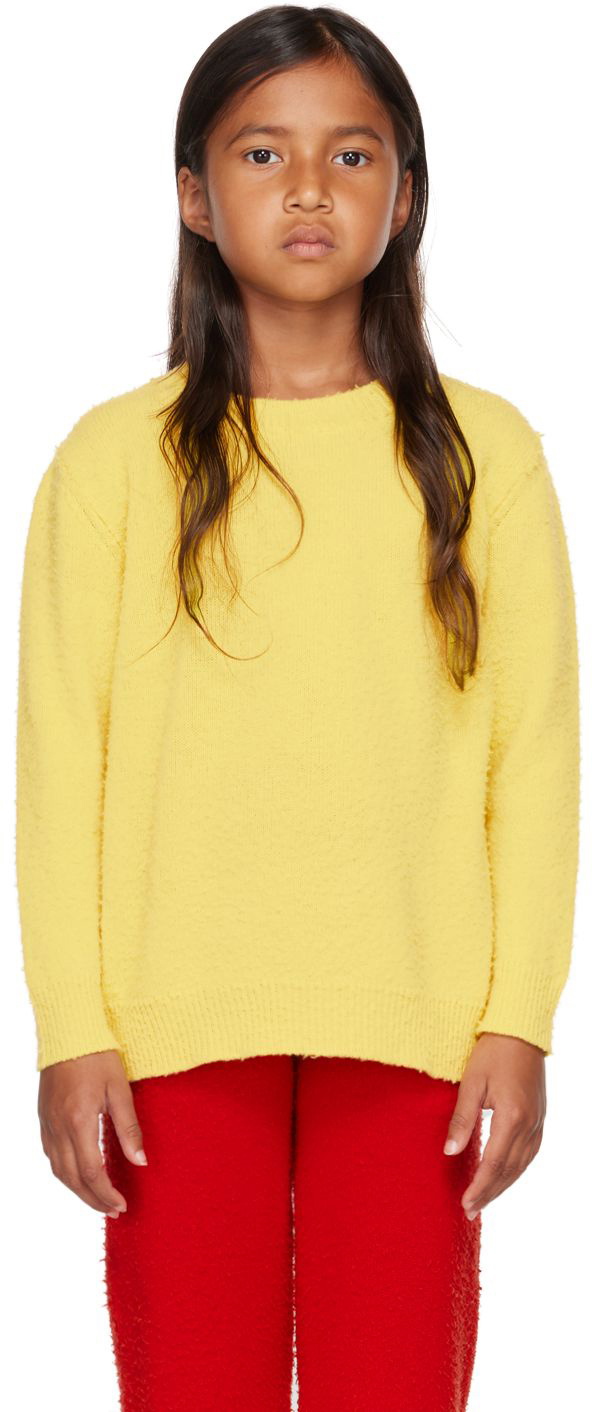 The Row Kids Yellow Bunny Sweater The Row