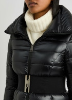 Herno Quilted Belted Shell Coat Black