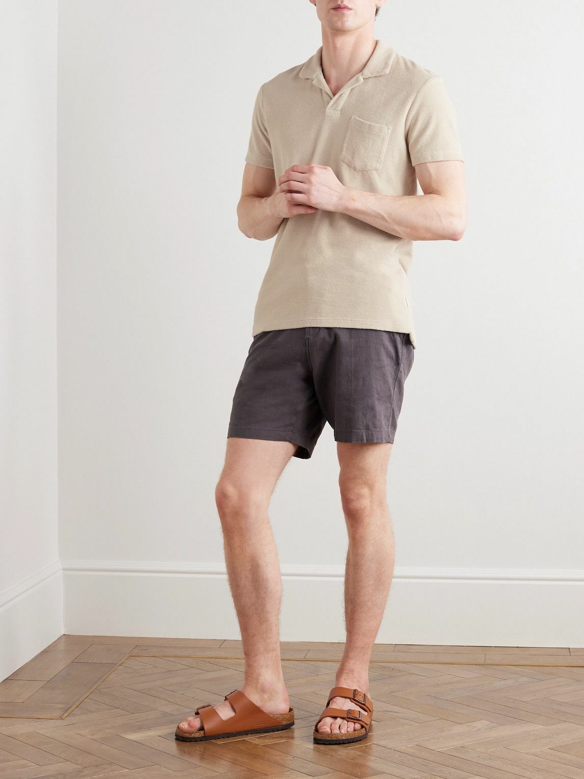 orlebar brown terry polo sale