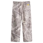 Air Jordan Men's Brooklyn Camo Open Hem Pant in White/Bright Citron