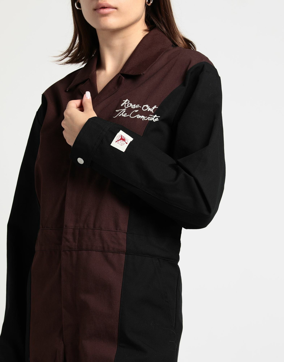 Jordan Womens Jumpsuit Chocolate in Brown