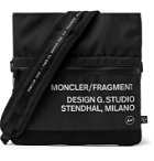 Moncler Genius - 7 Moncler Fragment Hiroshi Fujiwara Printed Woven Messenger Bag - Black