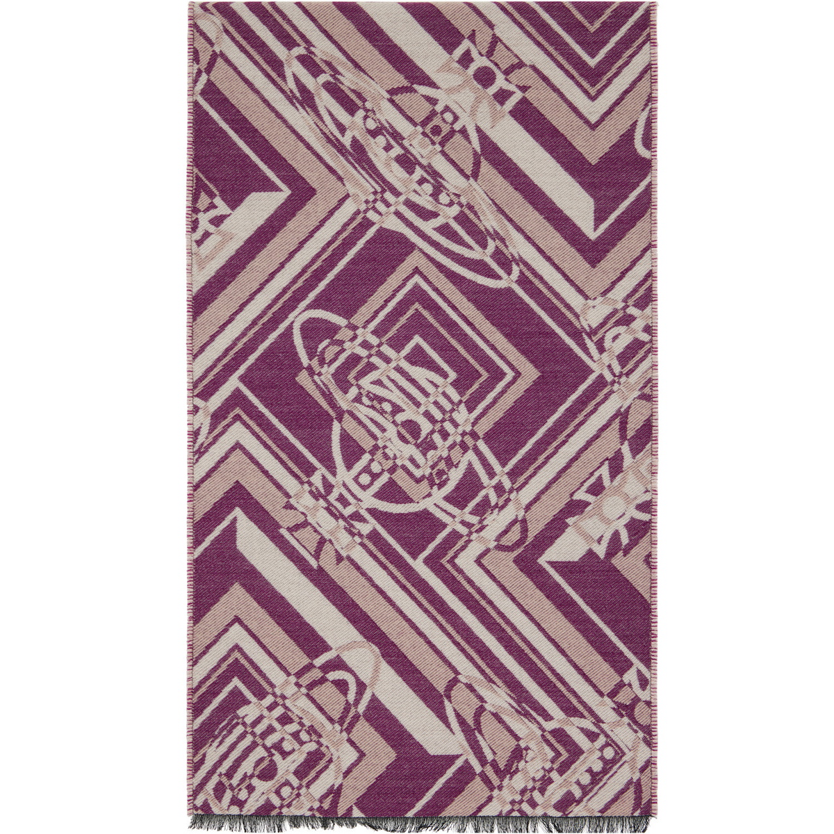 Vivienne Westwood Pink Rug Scarf
