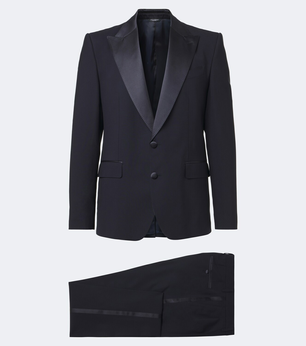 Dolce&Gabbana Wool and silk-blend tuxedo