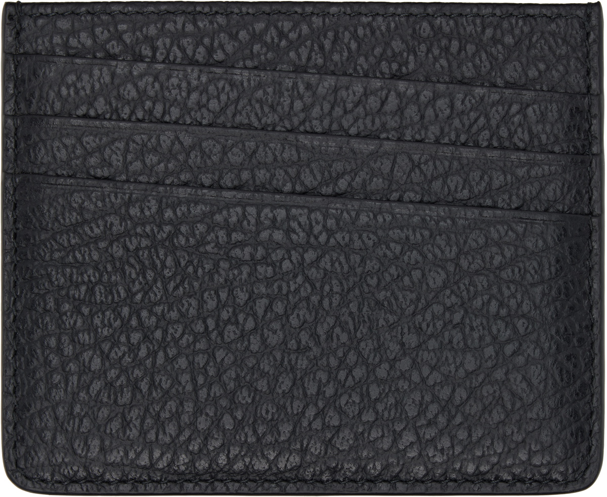 Maison Margiela Black Four Stitches Card Holder