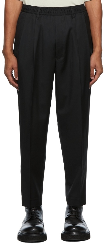 Photo: N.Hoolywood Wool Wide Tapered Trousers