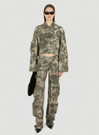 Blumarine Camouflage Cargo Jacket
