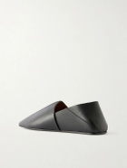 LOEWE - Origami Leather Slippers - Black