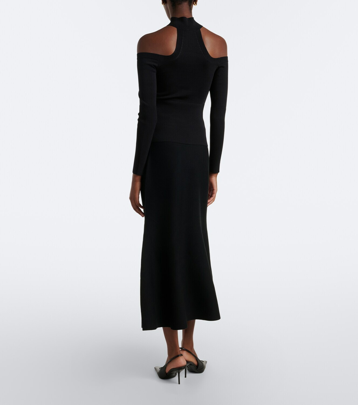 Simkhai Kasey wool midi skirt