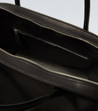 The Row Agnes 16 leather top-handle bag