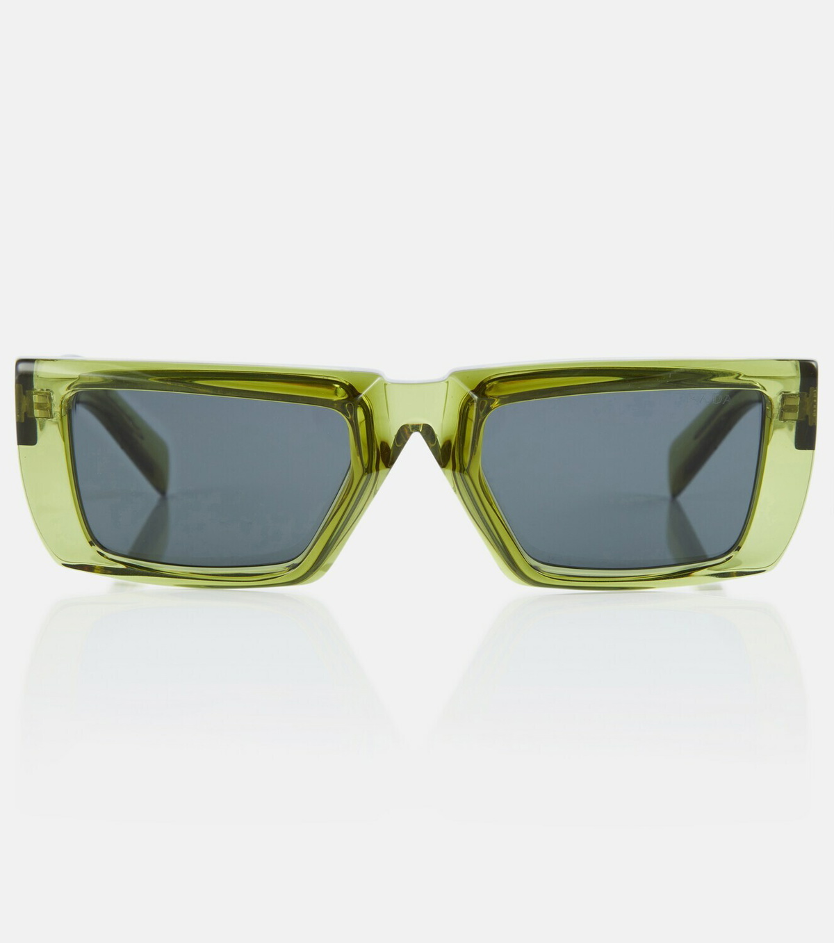 Prada square hotsell frame sunglasses