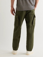 Barena - Fedoro Cotton-Twill Cargo Trousers - Green