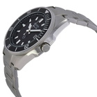 Bulova Marine Star Black Dial Stainless Steel Mens Watch 98B203