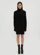 Atlein Asymmetrical Neck Sweater Dress