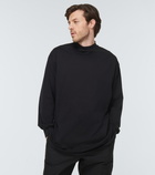 Y-3 - Mockneck cotton jersey T-shirt