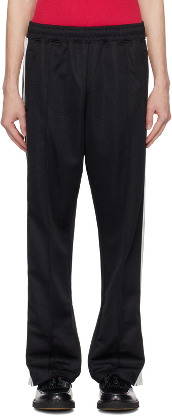 Photo: BAPE Black Line Camo Jacquard Loose Fit Sweatpants