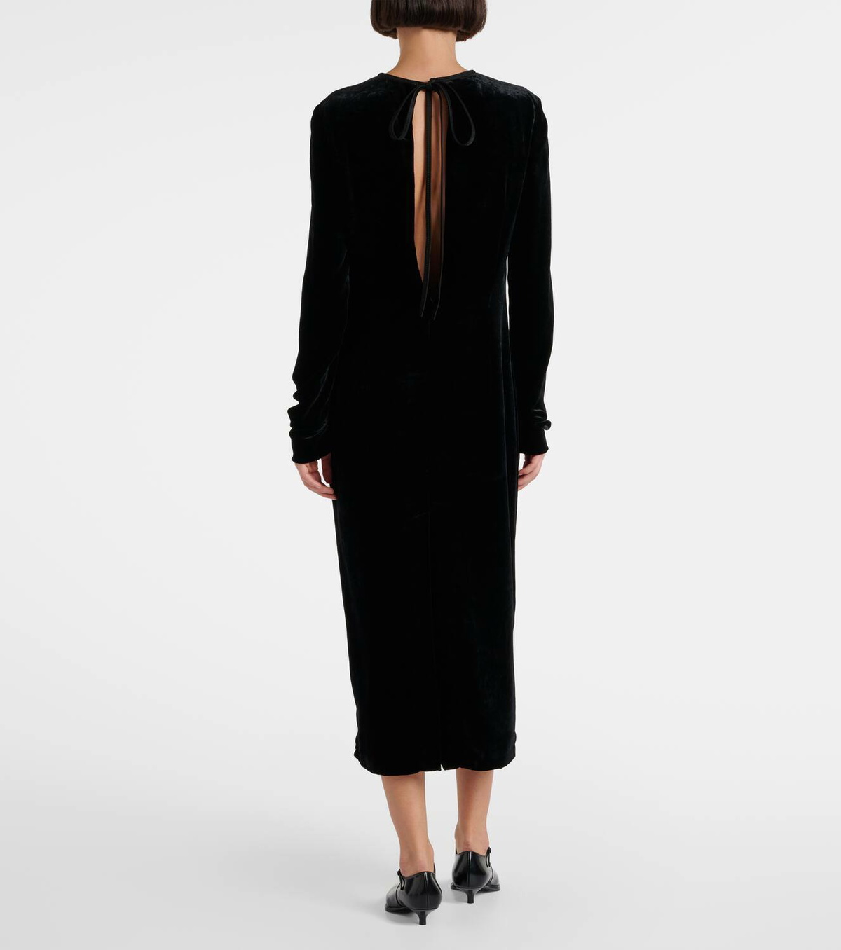 Miu Miu Satin midi dress