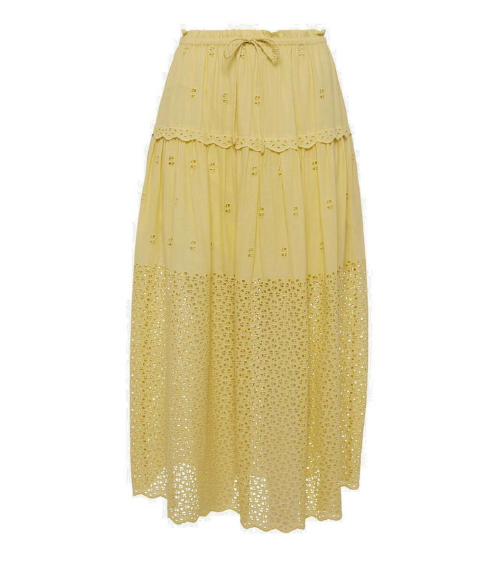 Photo: Ulla Johnson Lucia cotton voile maxi skirt